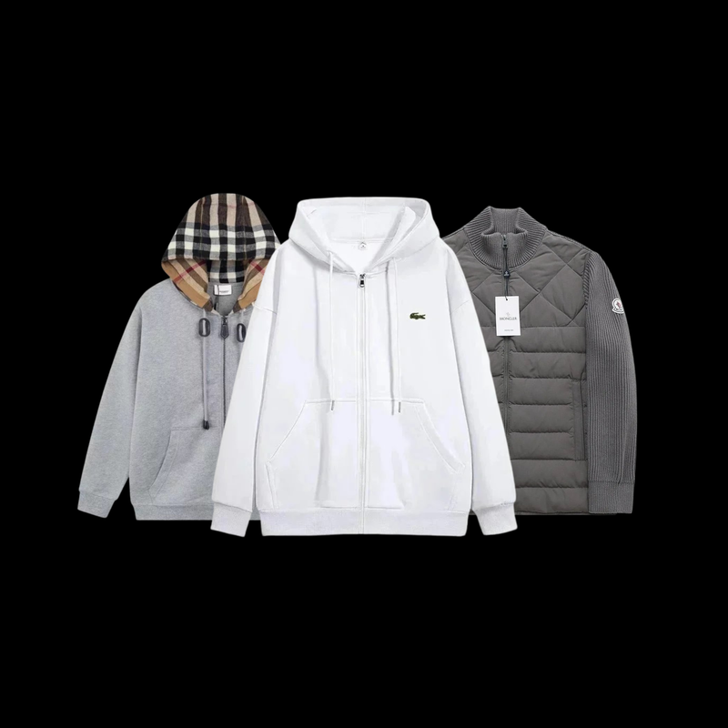 <p><strong>Zip Ups</strong></p>